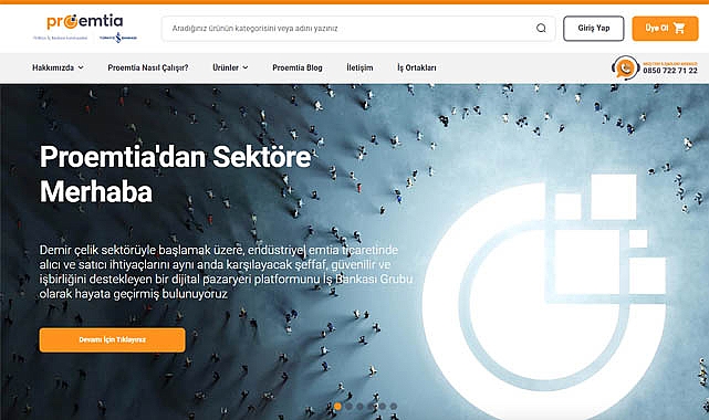 Proemtia üzerinde İş Bankası güvencesiyle ticaret