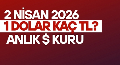 1 Dolar Kaç TL? 2 Nisan 2026 Dolar kuru anlık izle