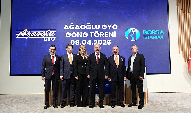 Ağaoğlu GYO (AAGYO) Borsa'da işlem görmeye başladı
