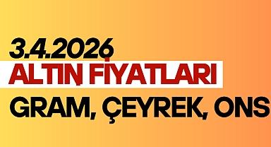 Altın fiyatları anlık değişim 3.4.2026 Kapalıçarşı güncel altın fiyat