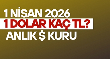 Anlık Dolar Kuru 1 Nisan 2026